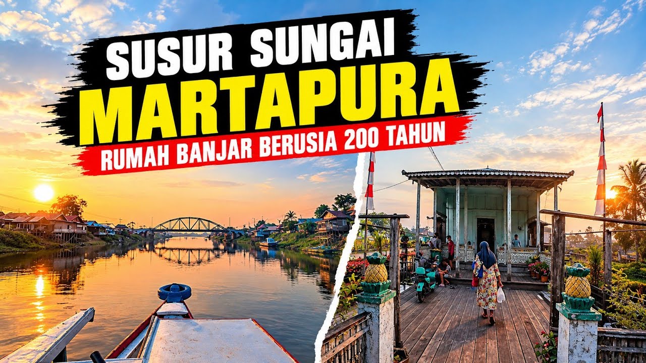 Wisata Susur Sungai Martapura Timur